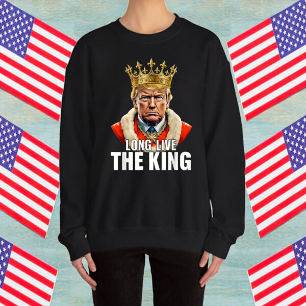 Vintage Trump Long Live the King American Patriotic Retro Shirt