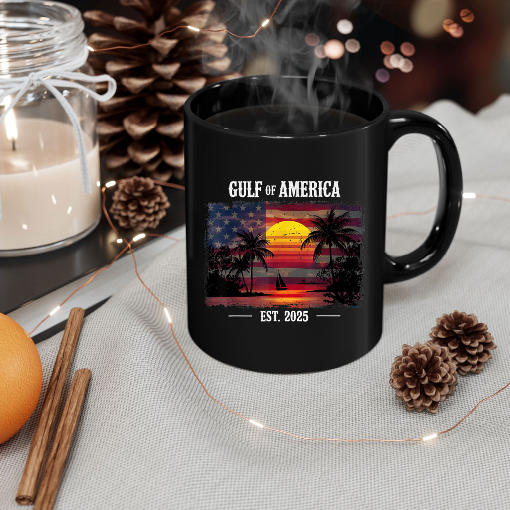 Welcome To America's Gulf Retro Vintage Beach Mug