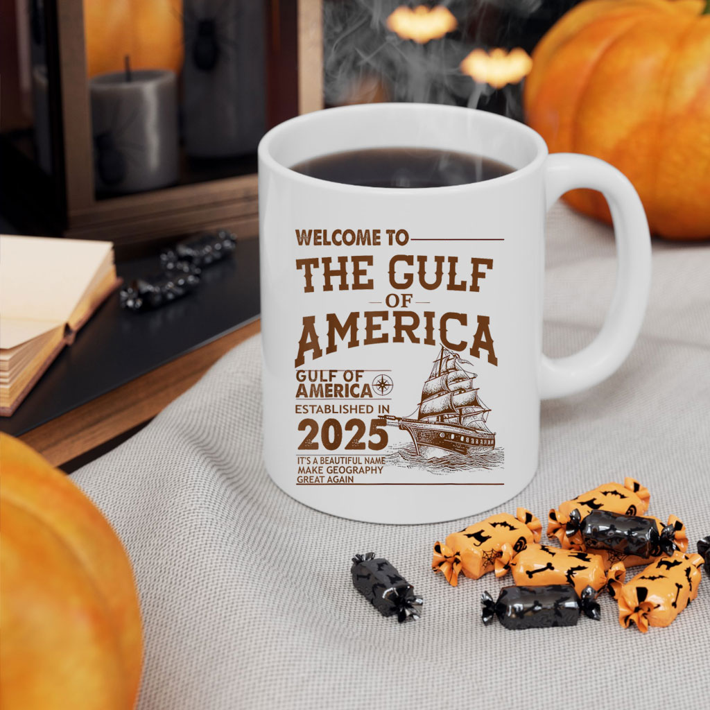 Welcome To Gulf Of United States Of America 2025 Map Retro Mug