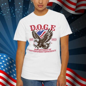 Department of Government Efficiency Doge Elon Musk Eagle Patriotic 2025 Shirt