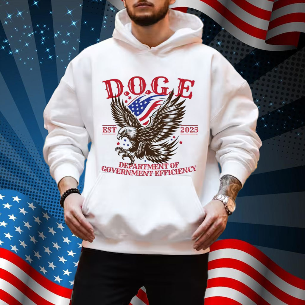 Department of Government Efficiency Doge Elon Musk Eagle Patriotic 2025 Shirt