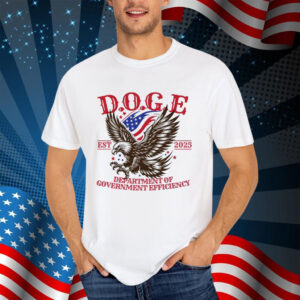 Department of Government Efficiency Doge Elon Musk Eagle Patriotic 2025 Shirt