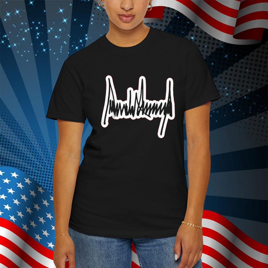 Pro Donald Trump T-Shirt President Donald J Trump Signature Shirt