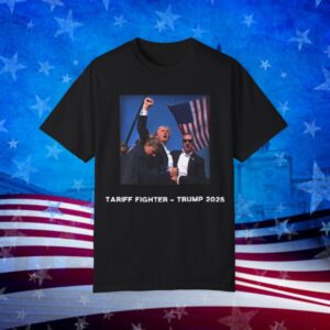 Tariff Fighter – Trump 2025 Protecting America Tee Shirt