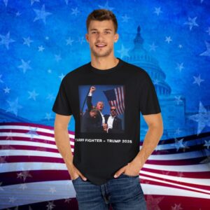 Tariff Fighter – Trump 2025 Protecting America Tee Shirt