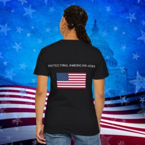 Tariff Fighter – Trump 2025 Protecting America Tee Shirt