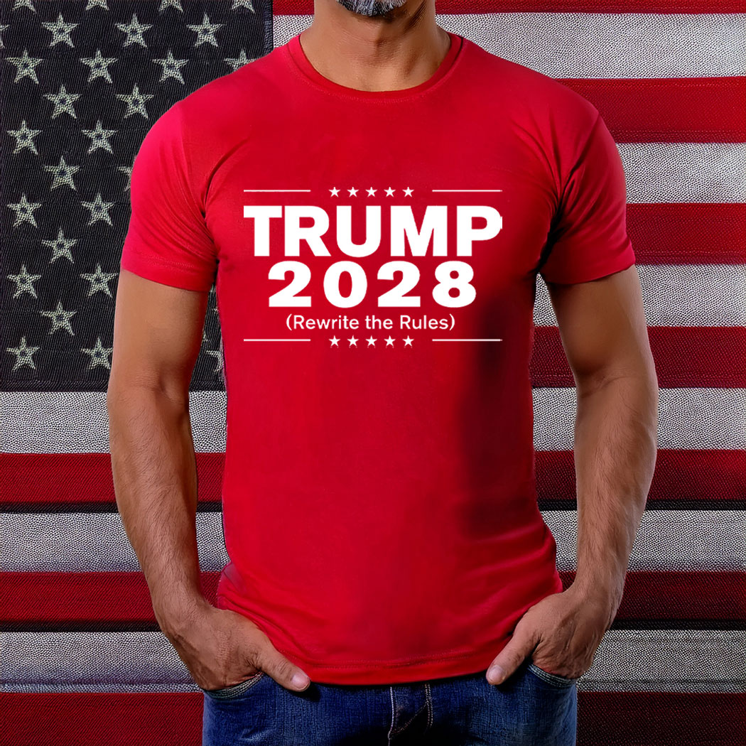 Official Trump 2028 (Rewrite The Rules) T-Shirt