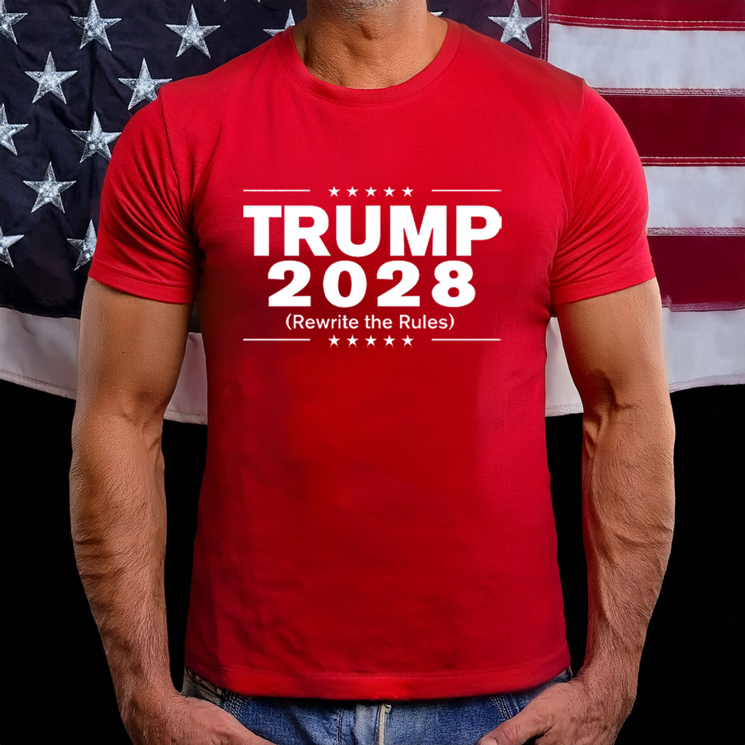Official Trump 2028 (Rewrite The Rules) T-Shirt