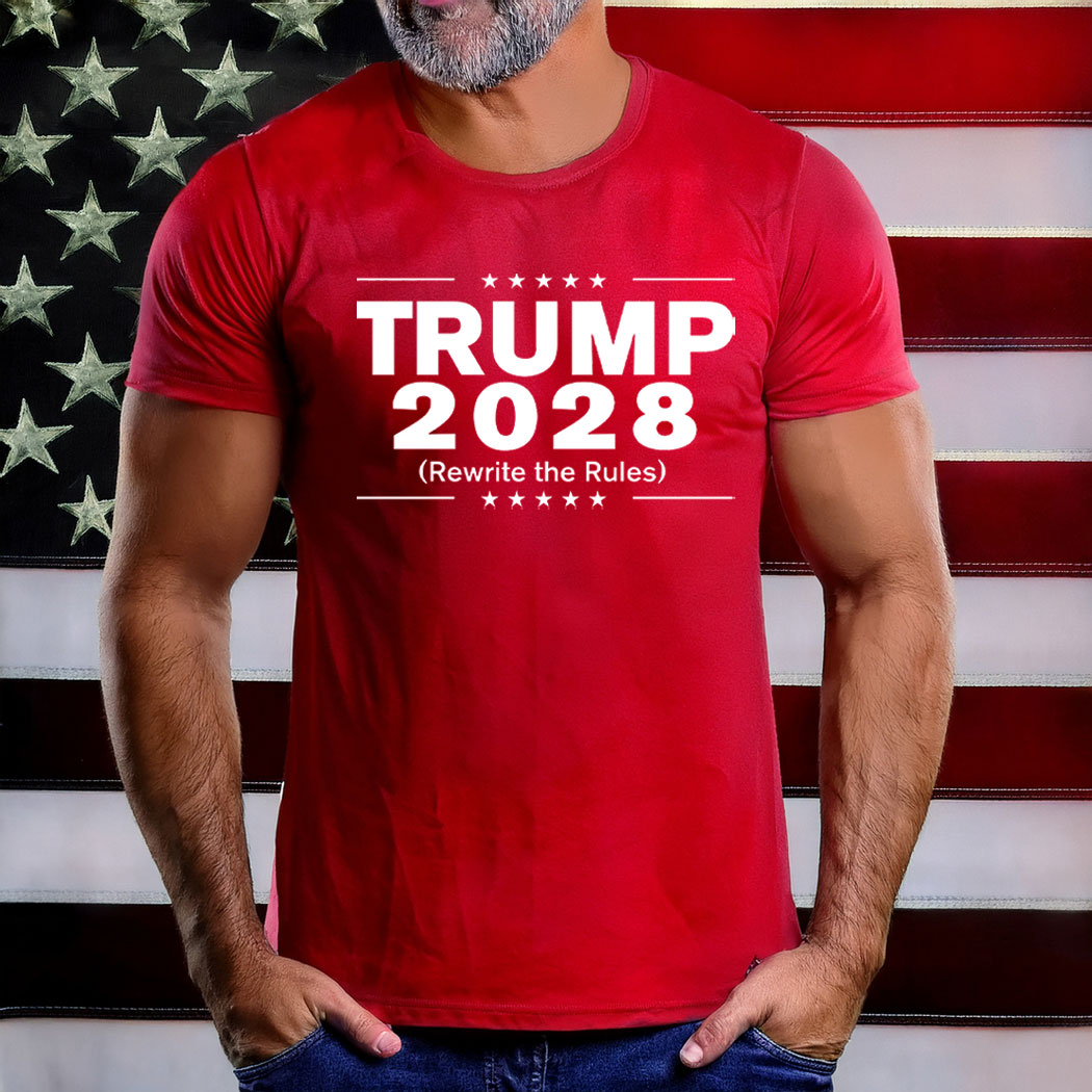 Official Trump 2028 (Rewrite The Rules) T-Shirt