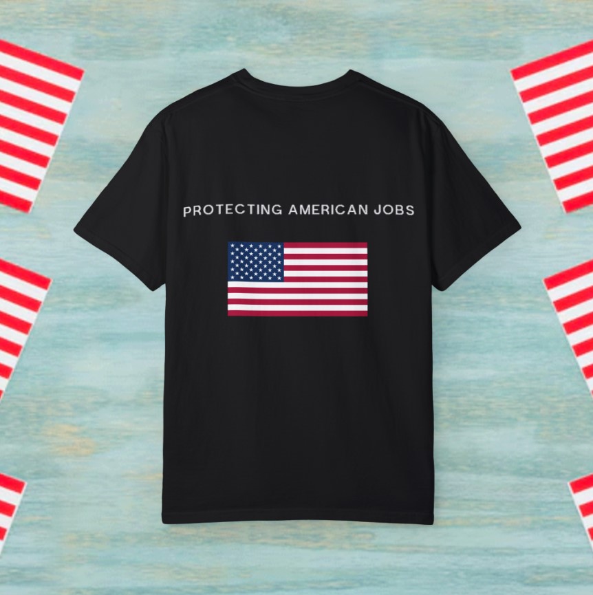 Tariff Fighter – Trump 2025 America First, Always Tee Shirt