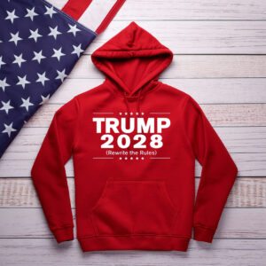 Trump 2028 Rewrite The Rules Hoodie