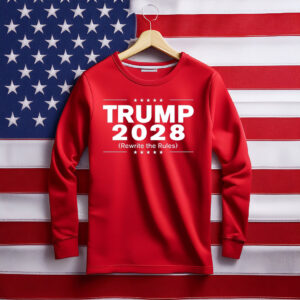 Trump 2028 Rewrite The Rules Long Sleeve T-Shirts