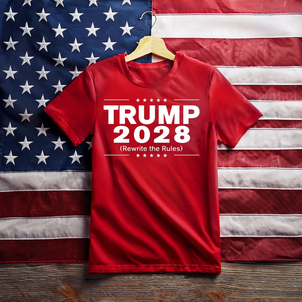 Trump 2028 Rewrite The Rules T-Shirts