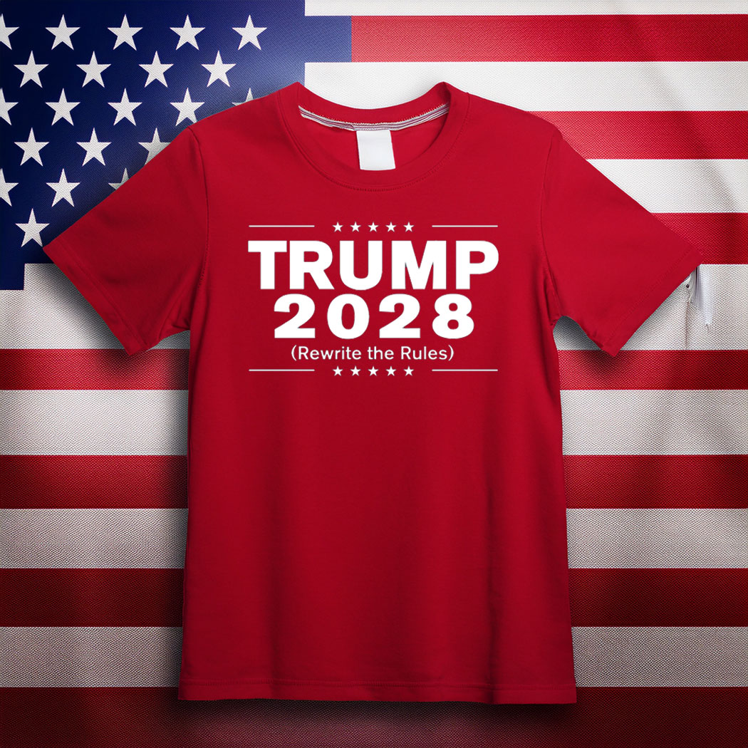Trump 2028 Rewrite The Rules T-Shirt