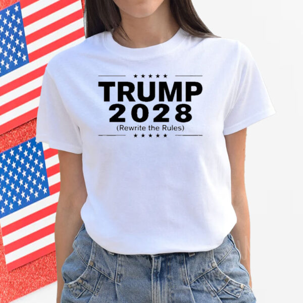 Trump 2028 rewrite the rules Unisex Shirt