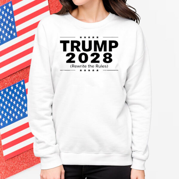 Trump 2028 rewrite the rules Unisex Shirt